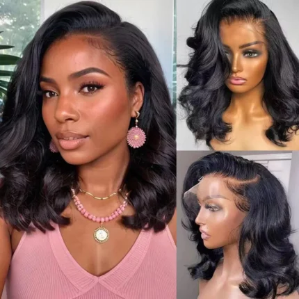 Body Wave 200 Density 13x4 Lace Front Human Hair