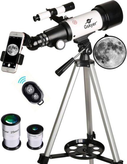 70mm Aperture 400mm AZ Mount Astronomical Refracting Telescope