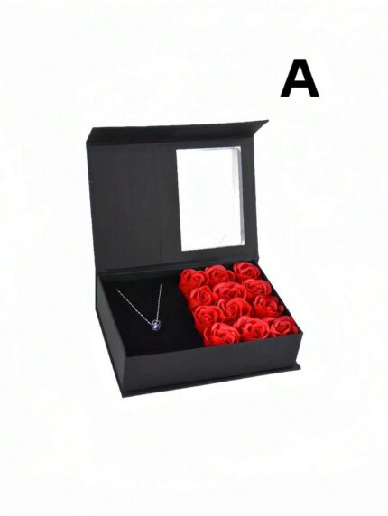 Gift Box With 12 Roses