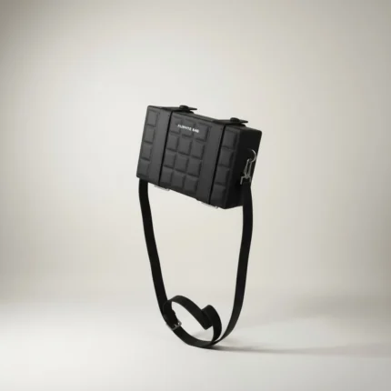 Quilted Cube Grid Bag