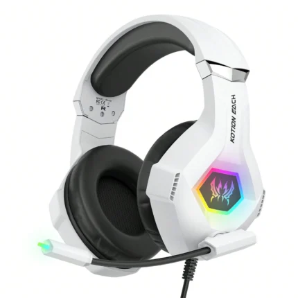 White Gaming Headset